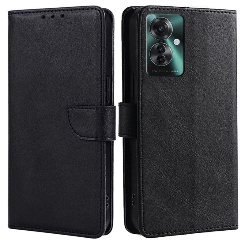 Læder Cover Oppo Reno 11f 5g Telefon Etui Retro