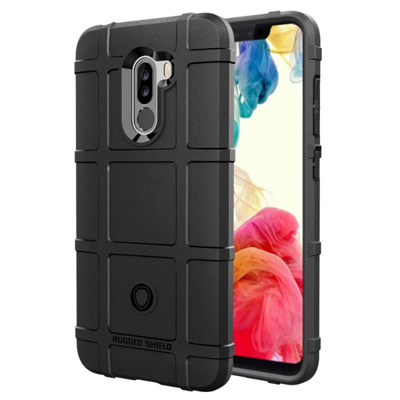 Cover for Xiaomi Pocophone F1 Sort Robust Skjold