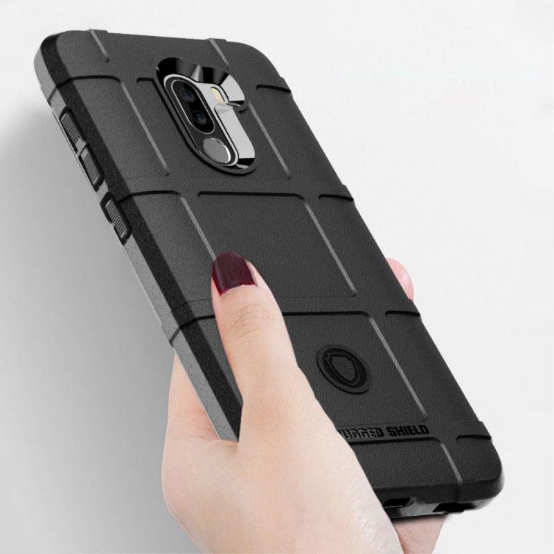 Cover for Xiaomi Pocophone F1 Sort Robust Skjold