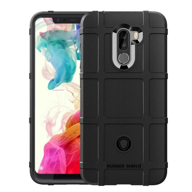 Cover for Xiaomi Pocophone F1 Sort Robust Skjold