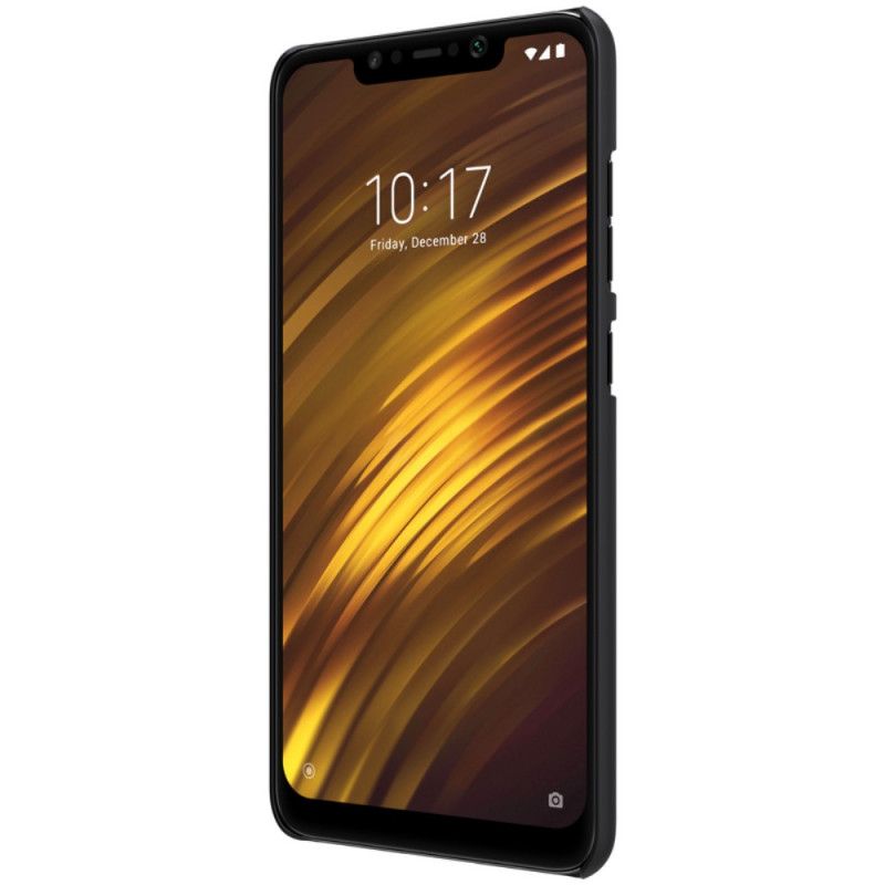 Cover for Xiaomi Pocophone F1 Sort Stiv Frostet Nillkin