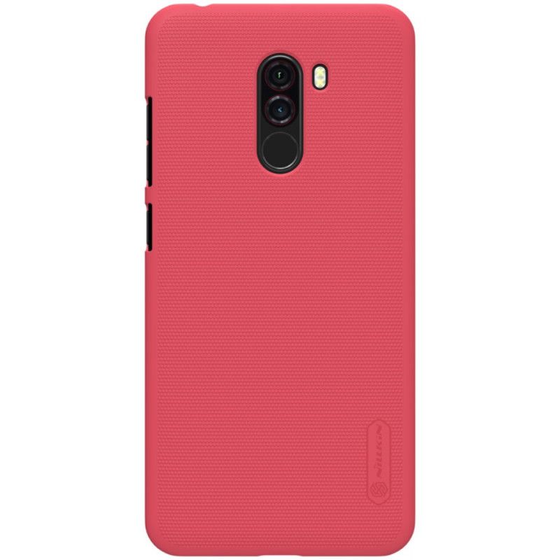 Cover for Xiaomi Pocophone F1 Sort Stiv Frostet Nillkin