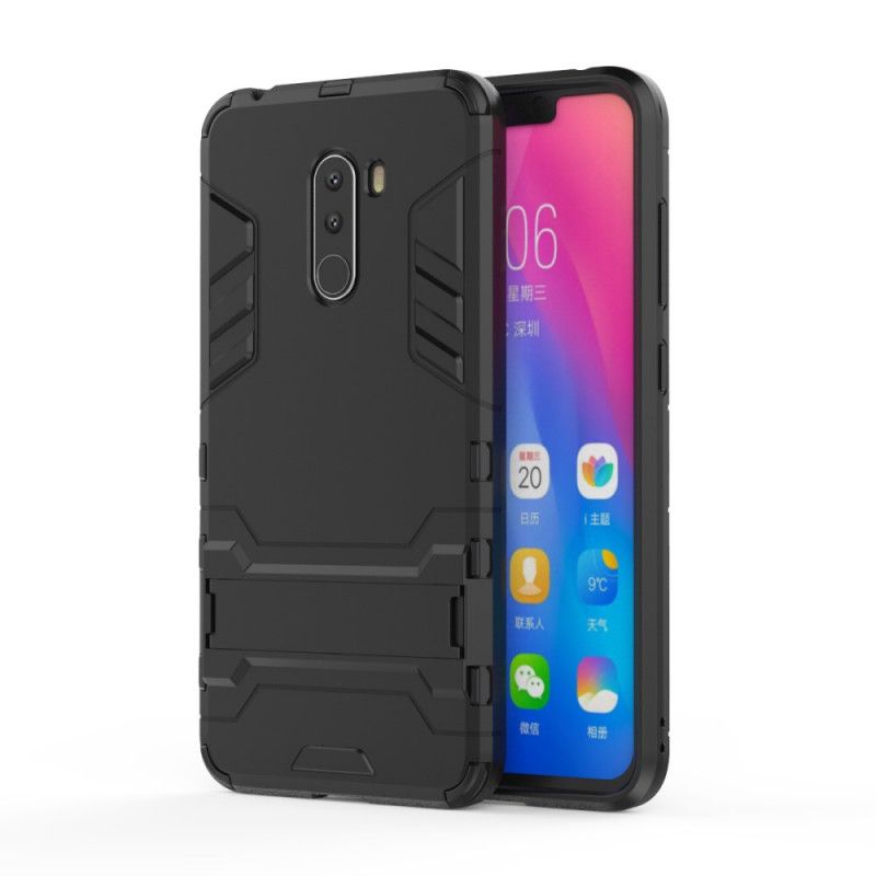 Cover for Xiaomi Pocophone F1 Sort Ultrabestandig Tunge