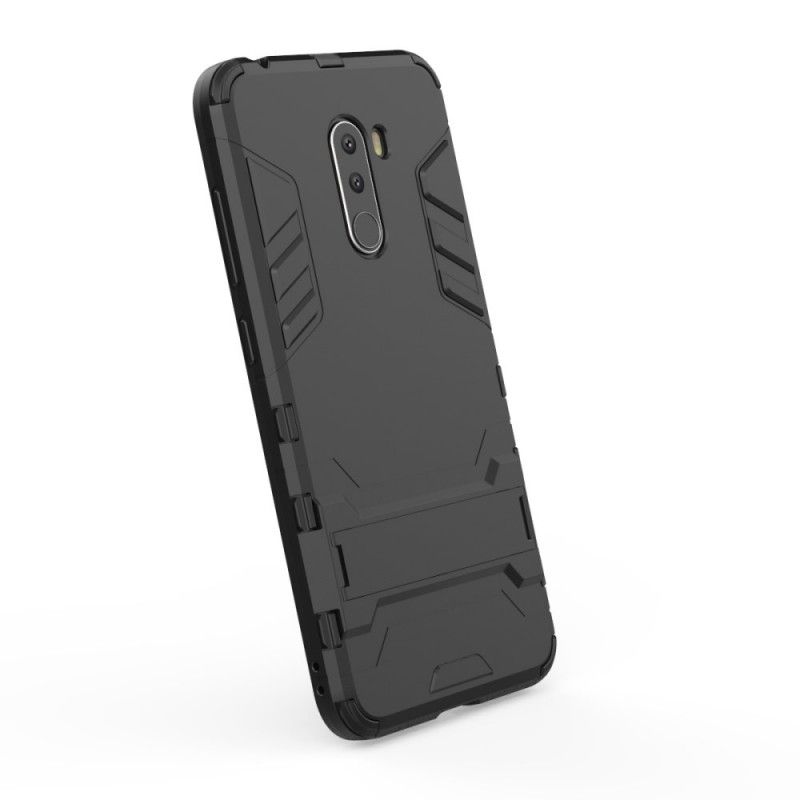 Cover for Xiaomi Pocophone F1 Sort Ultrabestandig Tunge