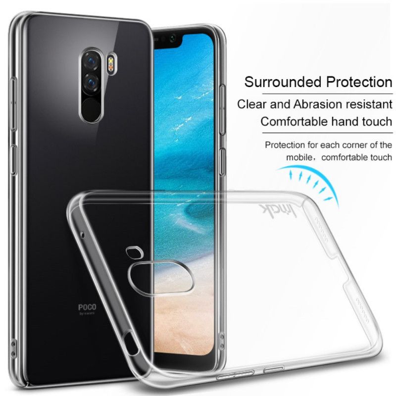 Cover Xiaomi Pocophone F1 Gennemsigtig Imak Beskyttelse