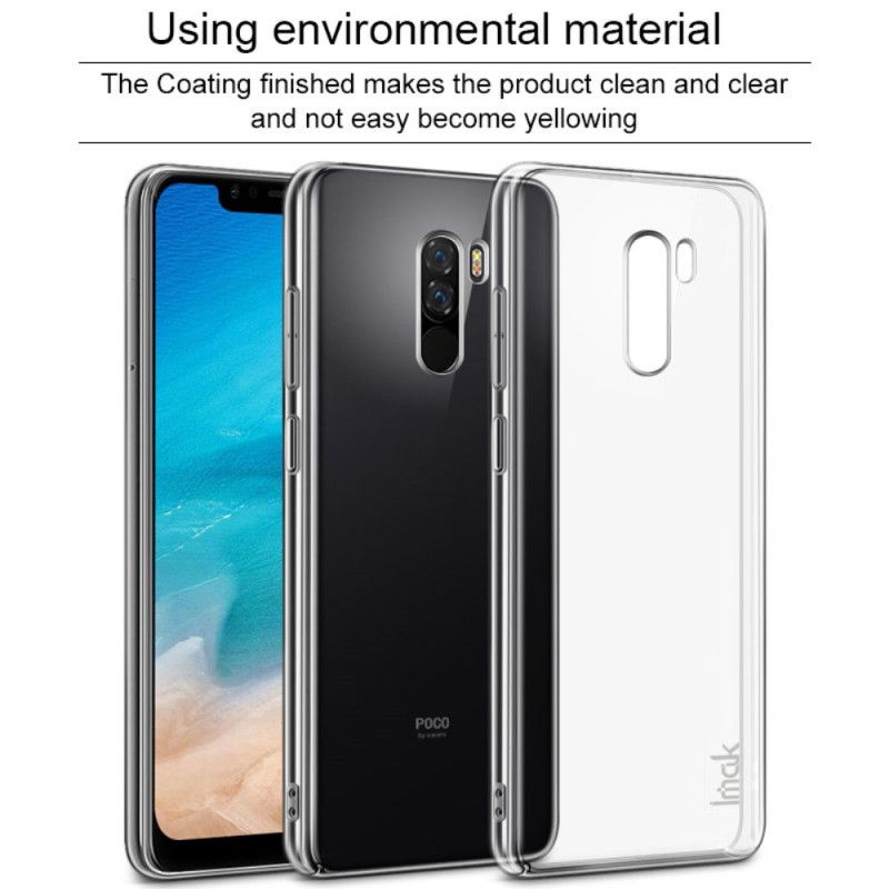 Cover Xiaomi Pocophone F1 Gennemsigtig Imak Beskyttelse