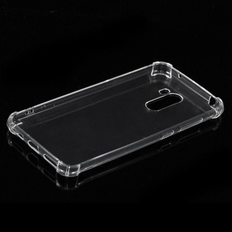 Cover Xiaomi Pocophone F1 Gennemsigtige Forstærkede Hjørner