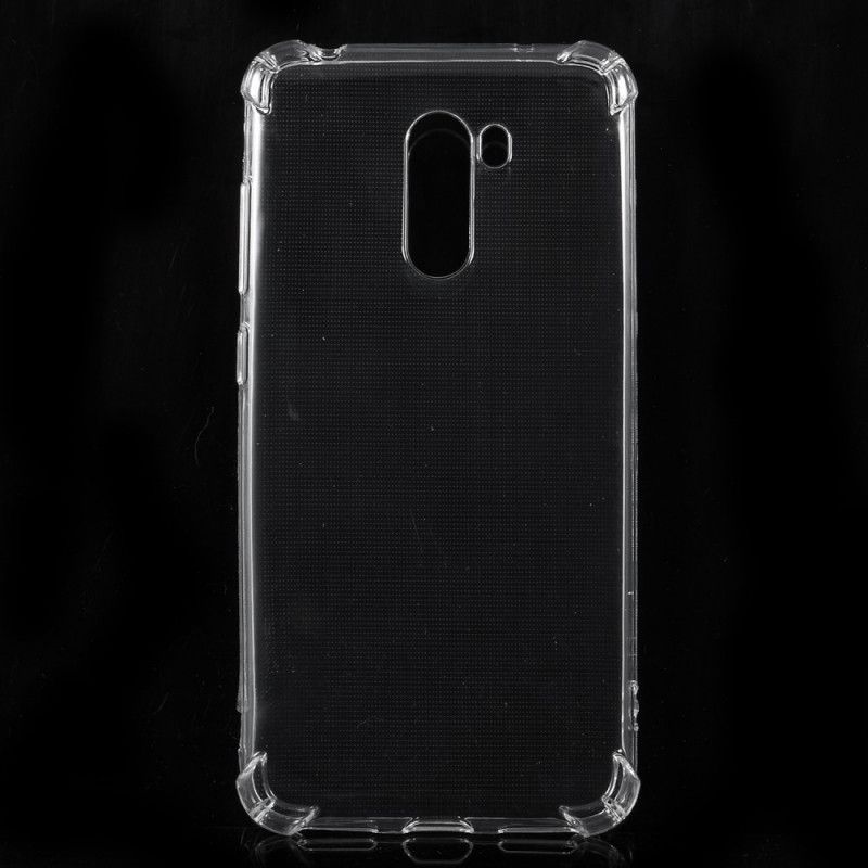 Cover Xiaomi Pocophone F1 Gennemsigtige Forstærkede Hjørner