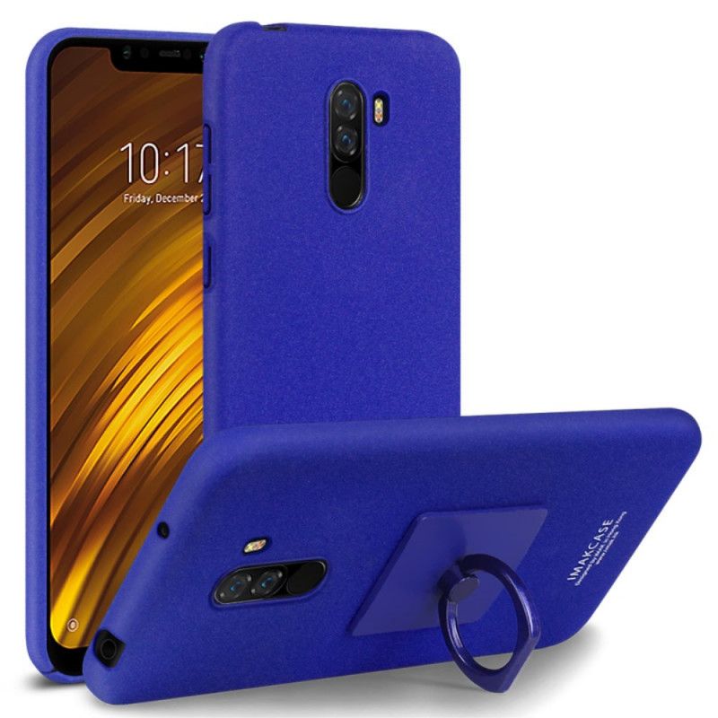 Cover Xiaomi Pocophone F1 Mørkeblå Ring