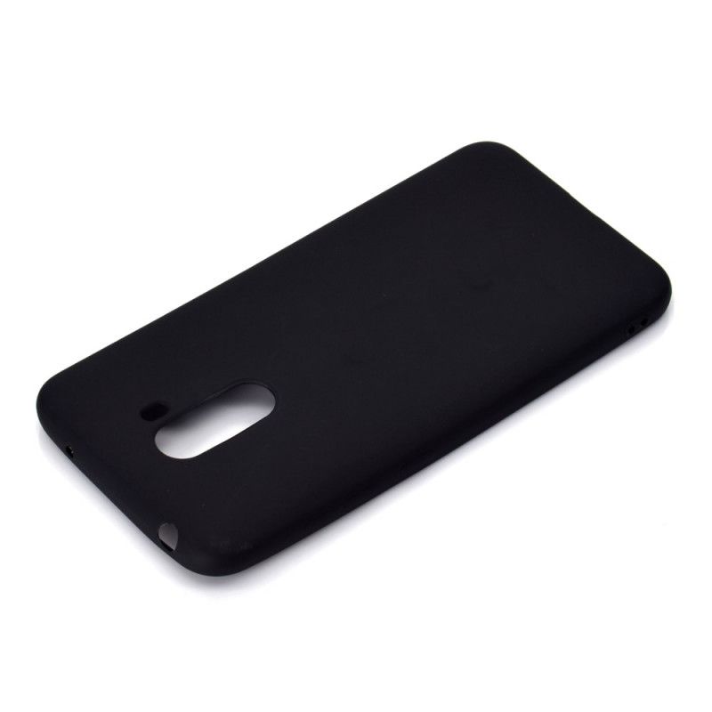 Cover Xiaomi Pocophone F1 Sort Blød Mat Silikone