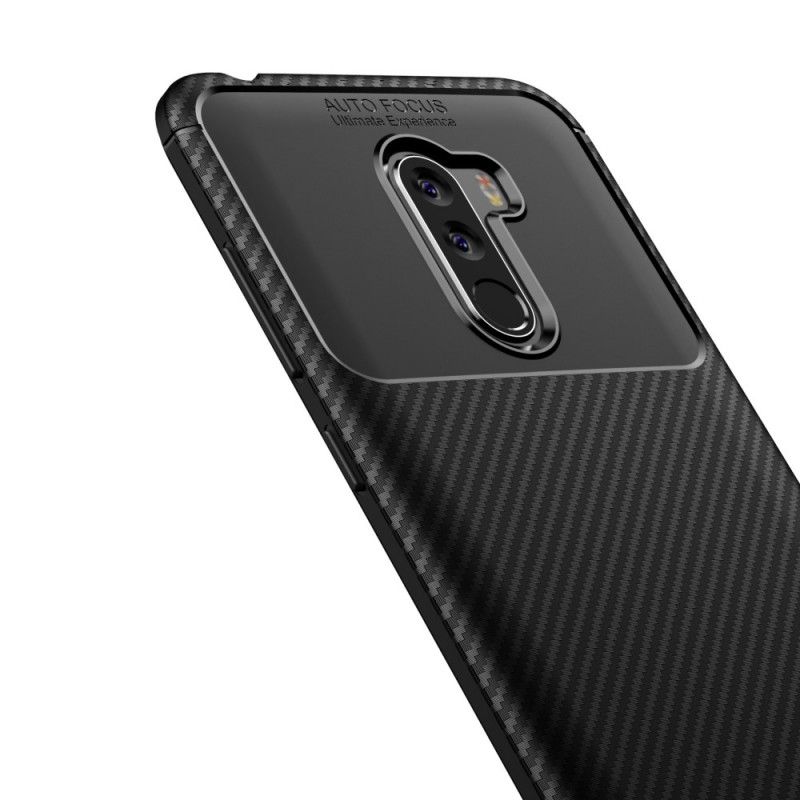 Cover Xiaomi Pocophone F1 Sort Fleksibel Kulfiber