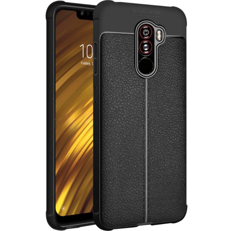 Cover Xiaomi Pocophone F1 Sort Imak Lædersting