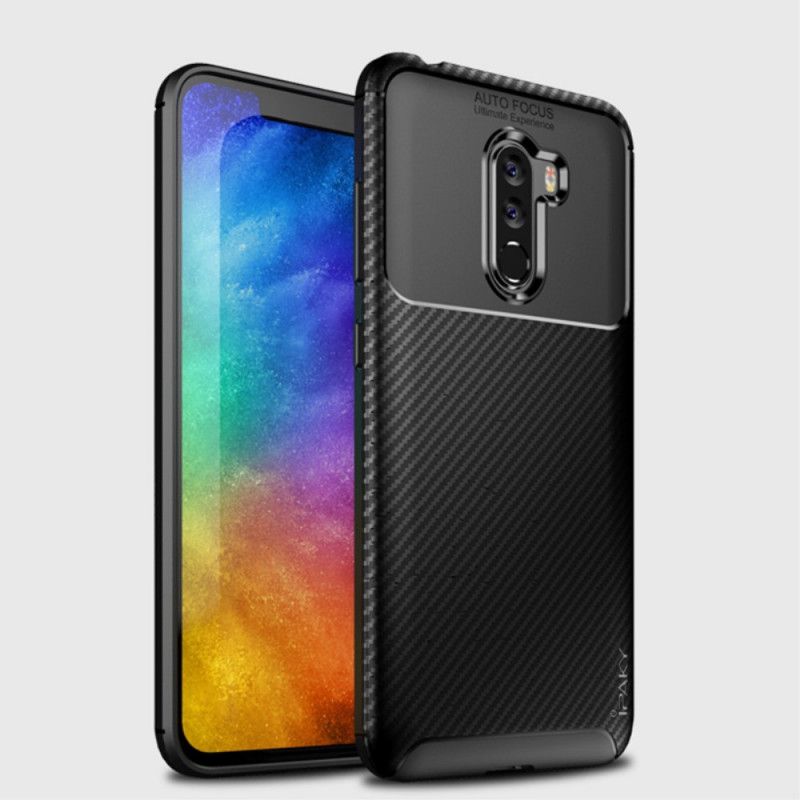 Cover Xiaomi Pocophone F1 Sort Mobilcover Skridsikker Ipaky