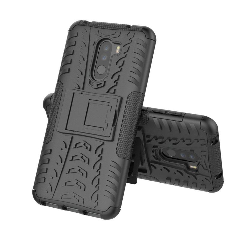 Cover Xiaomi Pocophone F1 Sort Mobilcover Ultra Resistent