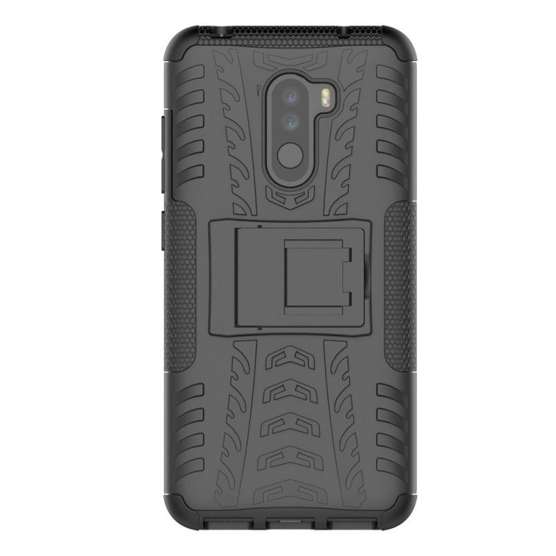 Cover Xiaomi Pocophone F1 Sort Mobilcover Ultra Resistent