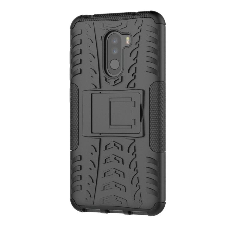 Cover Xiaomi Pocophone F1 Sort Mobilcover Ultra Resistent