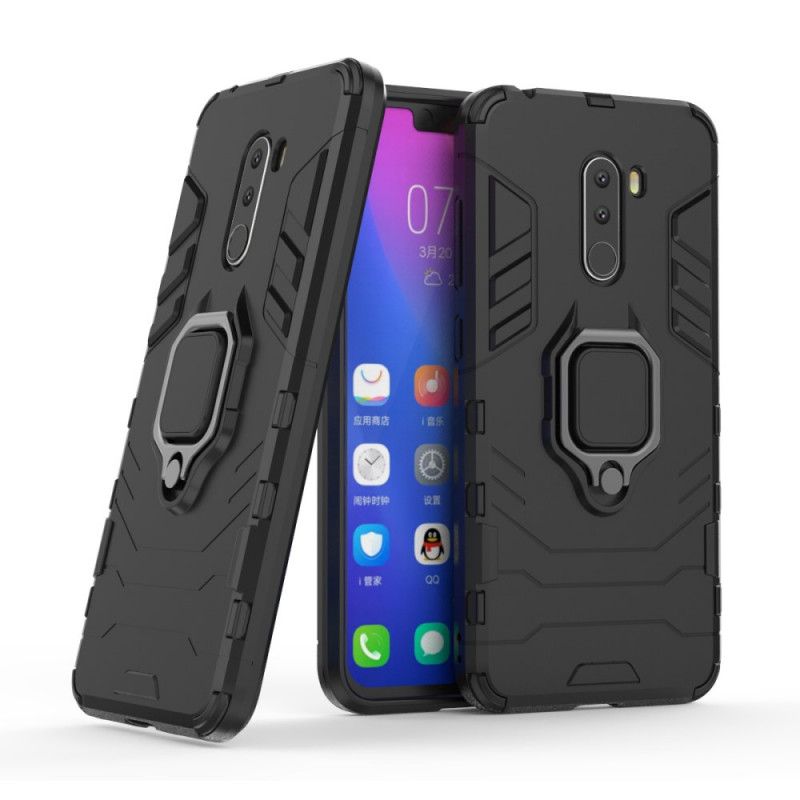 Cover Xiaomi Pocophone F1 Sort Resistent Ring