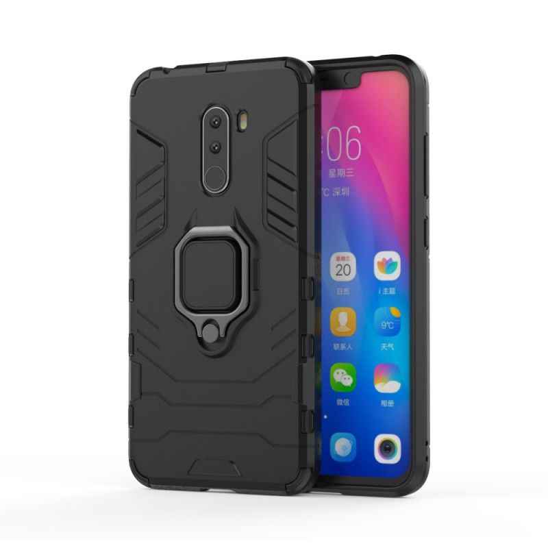 Cover Xiaomi Pocophone F1 Sort Resistent Ring