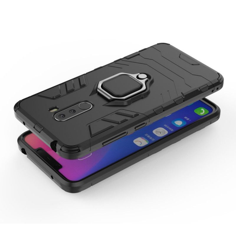 Cover Xiaomi Pocophone F1 Sort Resistent Ring