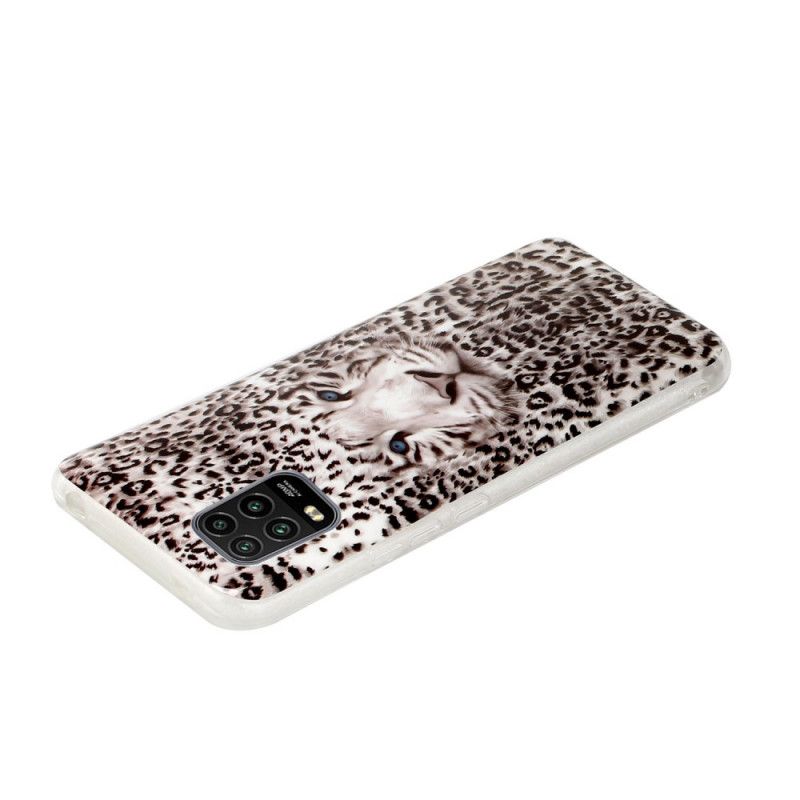 Cover for Xiaomi Mi 10 Lite Fluorescerende Leopard