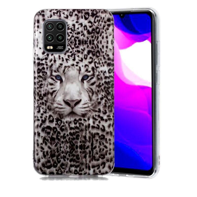 Cover for Xiaomi Mi 10 Lite Fluorescerende Leopard