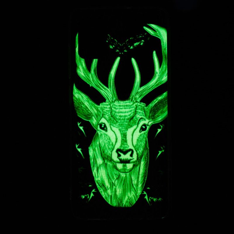 Cover for Xiaomi Mi 10 Lite Majestætisk Fluorescerende Hjorte