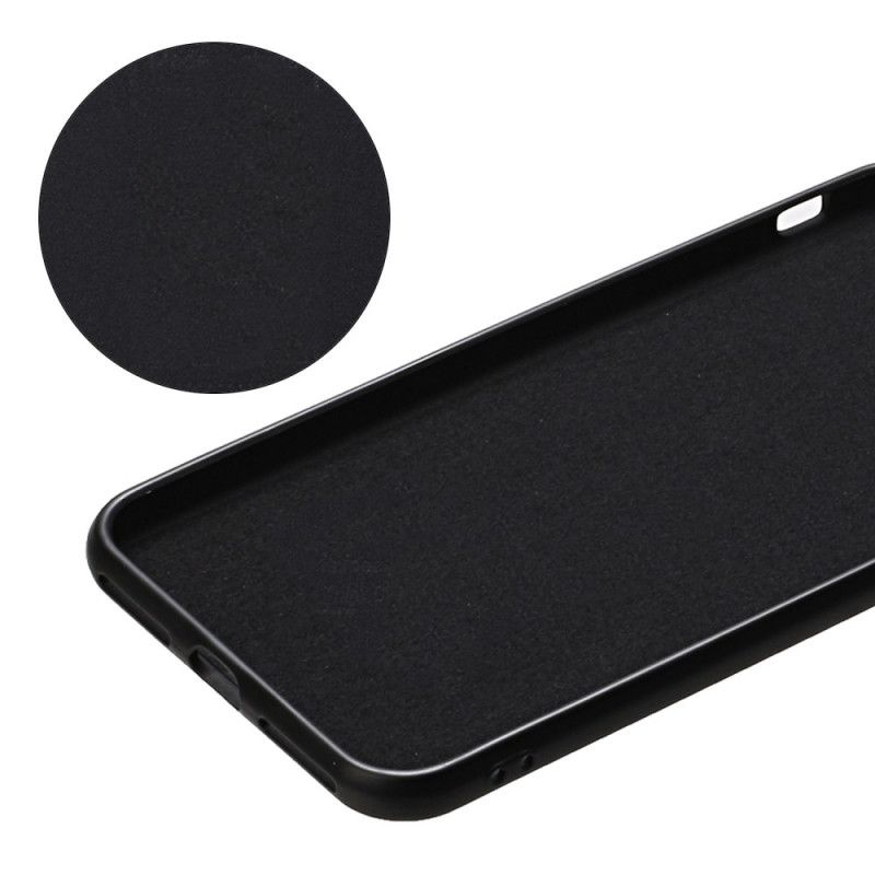 Cover for Xiaomi Mi 10 Lite Sort Metalliseret Ringstøtte