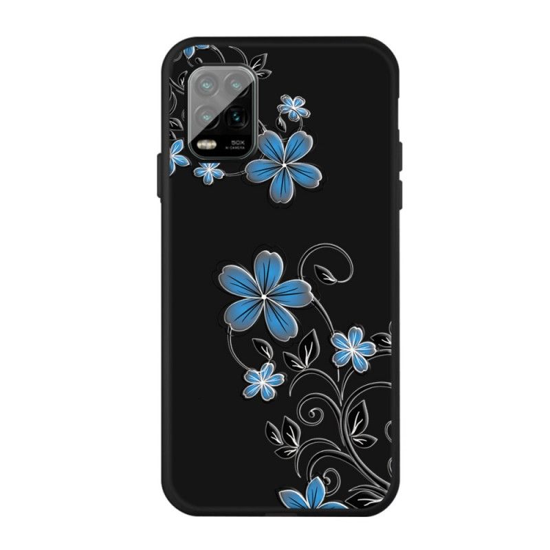 Cover Xiaomi Mi 10 Lite Blå Blomster