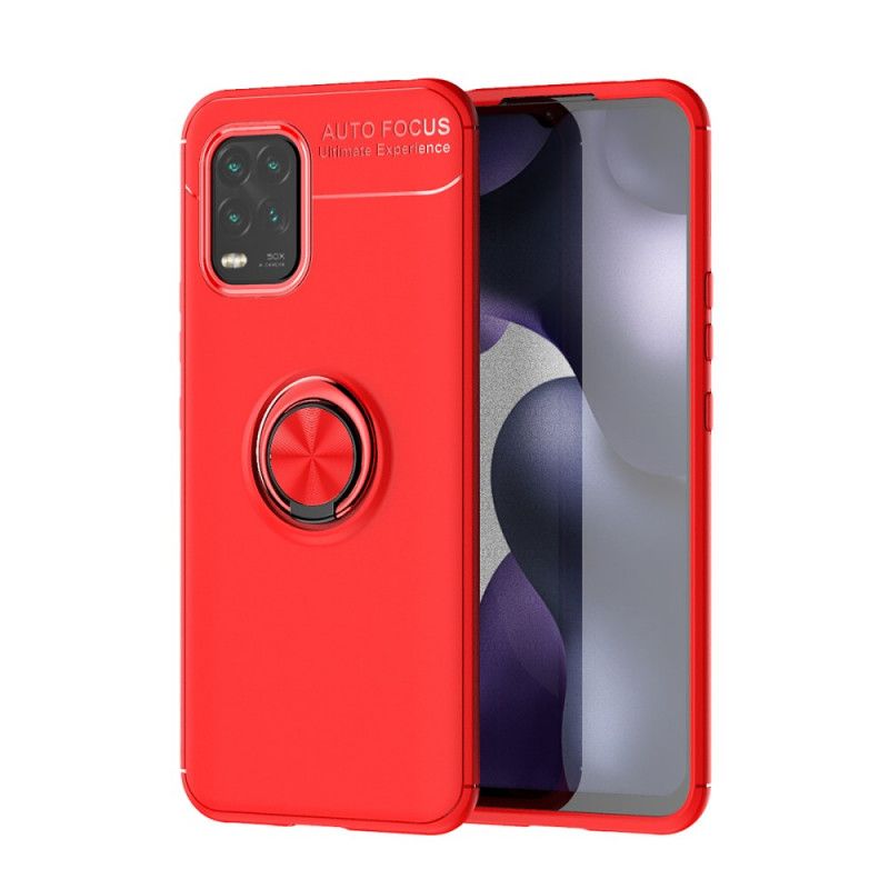 Cover Xiaomi Mi 10 Lite Sort Roterende Ring