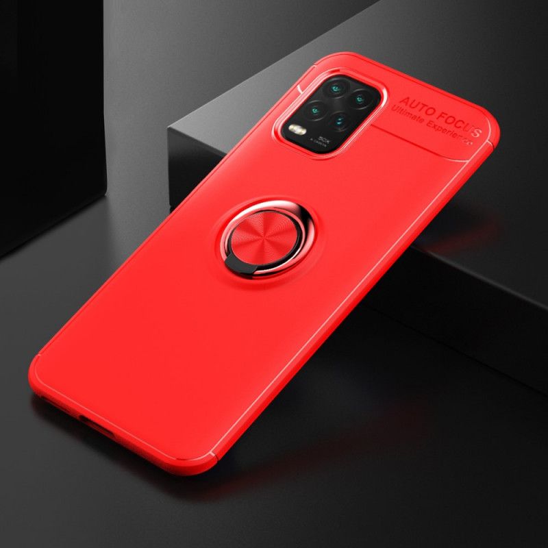 Cover Xiaomi Mi 10 Lite Sort Roterende Ring