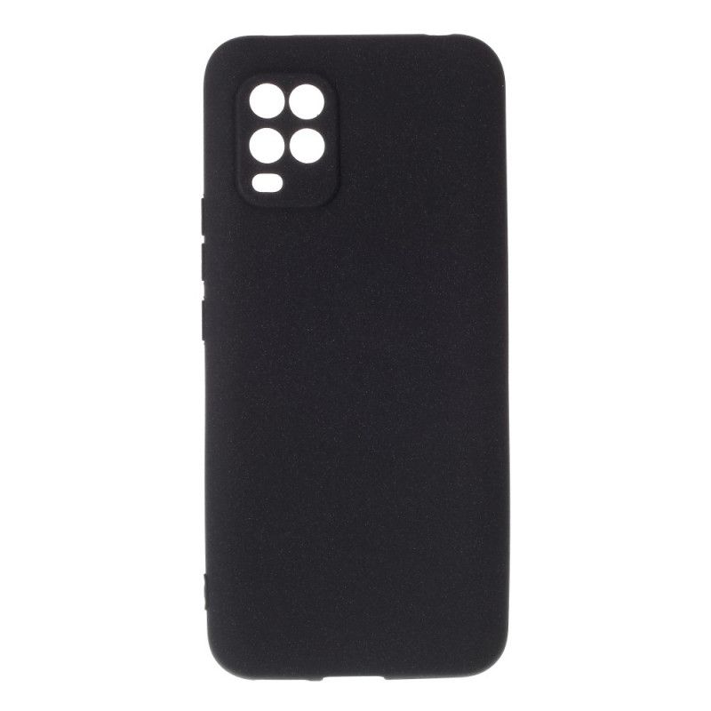 Cover Xiaomi Mi 10 Lite Sort Stiv Mattsilikone