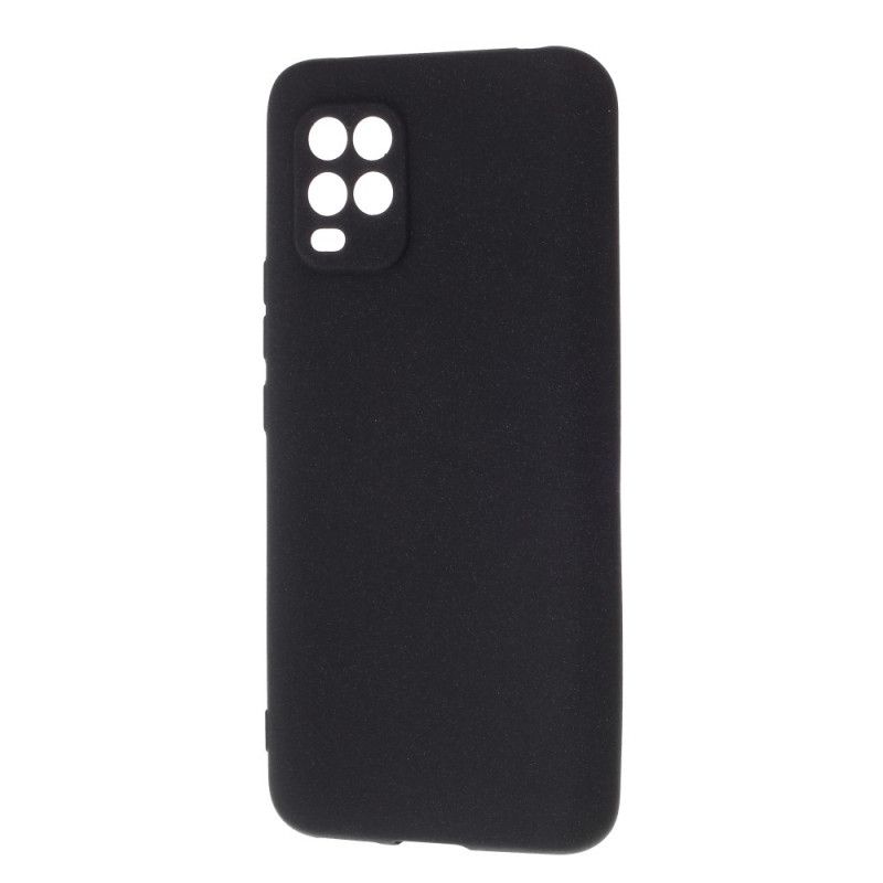 Cover Xiaomi Mi 10 Lite Sort Stiv Mattsilikone