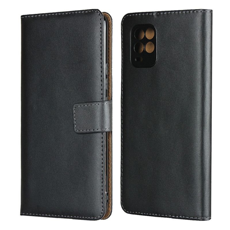 Flip Cover Læder for Xiaomi Mi 10 Lite Elegant Ægte Læder