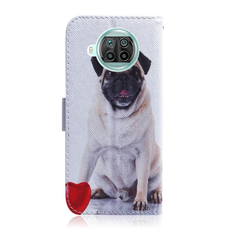 Flip Cover Xiaomi Mi 10 Lite Mops Hund