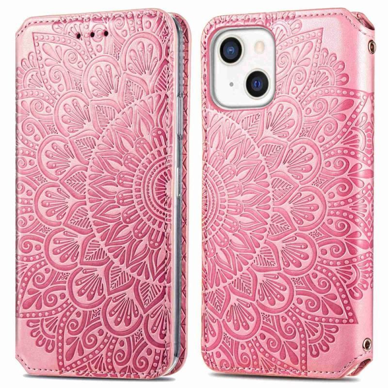 Cover iPhone 14 Plus Flip Cover Mandala