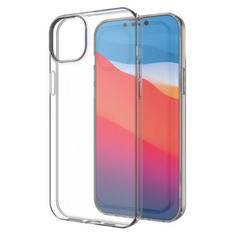 Cover iPhone 14 Plus Gennemsigtig Anti-gulning