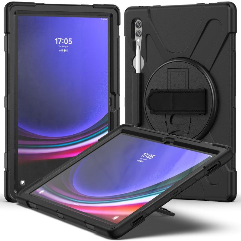 Cover Samsung Galaxy Tab S9 Ultra Tredobbelt Beskyttelsesstrop Og Støtte