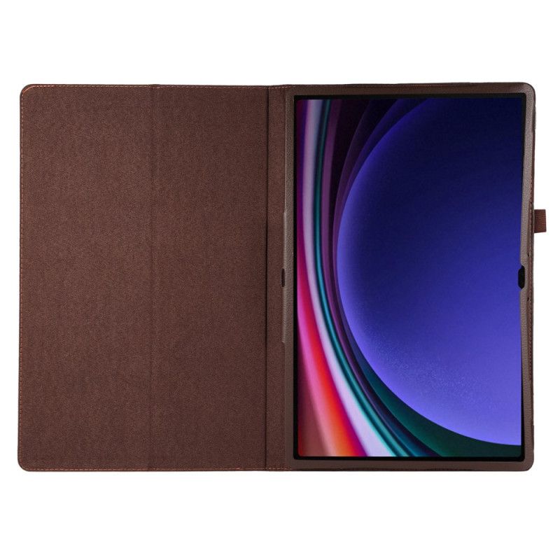 Etui Samsung Galaxy Tab S9 Ultra Litchi Læder Style