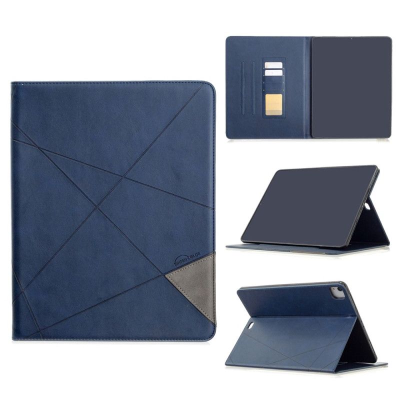 Case iPad Pro 12.9" (2018) (2020) Sort Geometriske Former