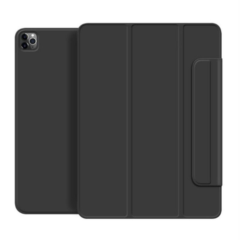 Flip Cover iPad Pro 12.9" (2018) (2020) Sort Mobilcover Imiteret Nappalæder