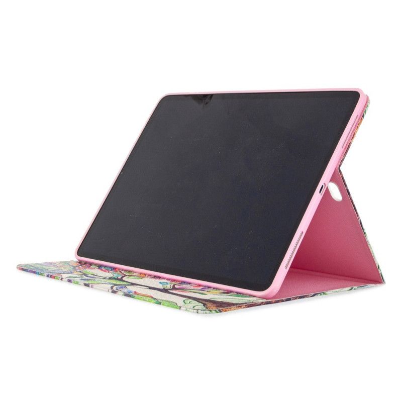 Flip Cover Læder iPad Pro 12.9" (2018) (2020) Mønster Med Blomstertræ