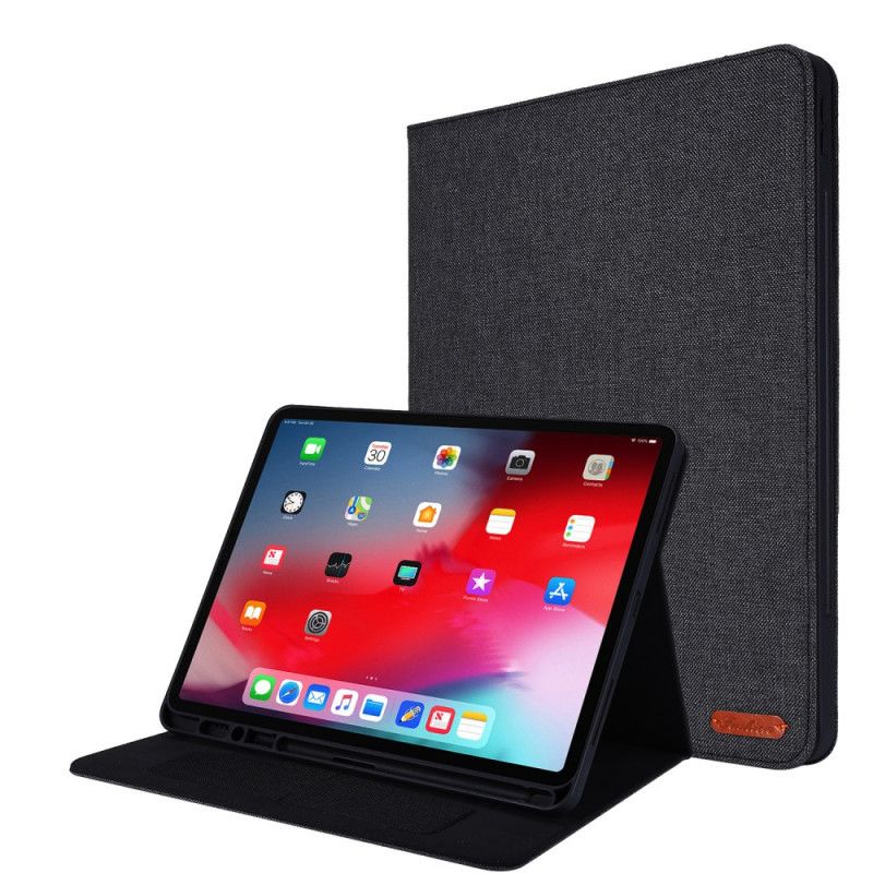 Sag iPad Pro 12.9" (2018) (2020) Sort Mobilcover Stof