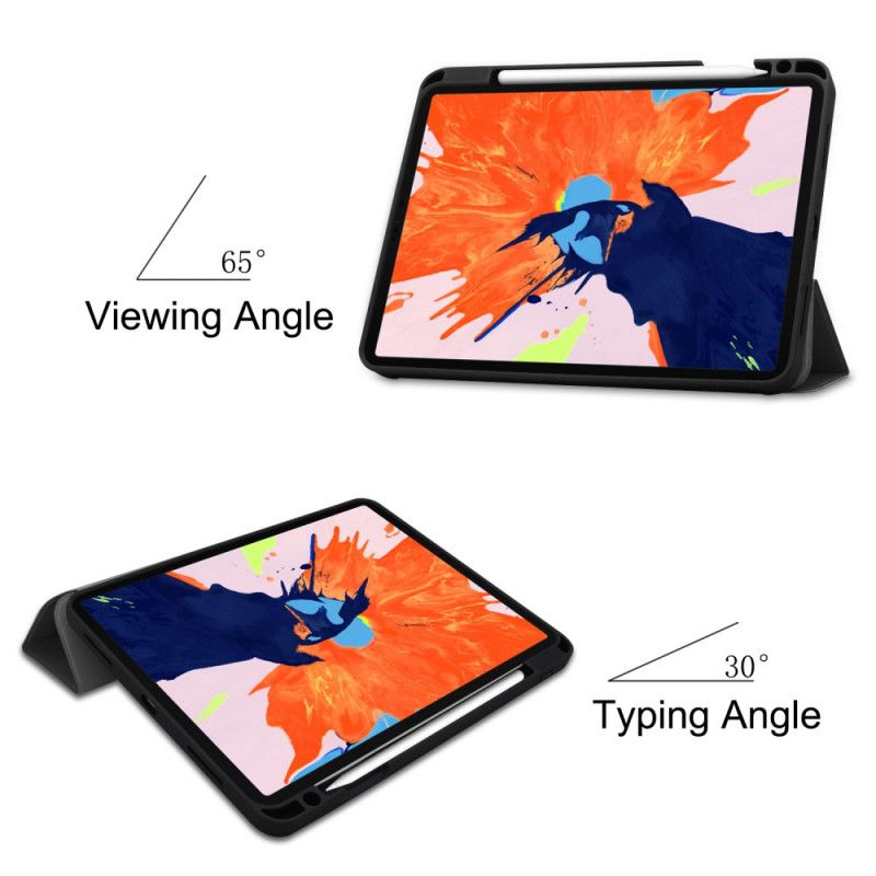 Smart Sag iPad Pro 12.9" (2018) (2020) Sort Tredobbelt Fold