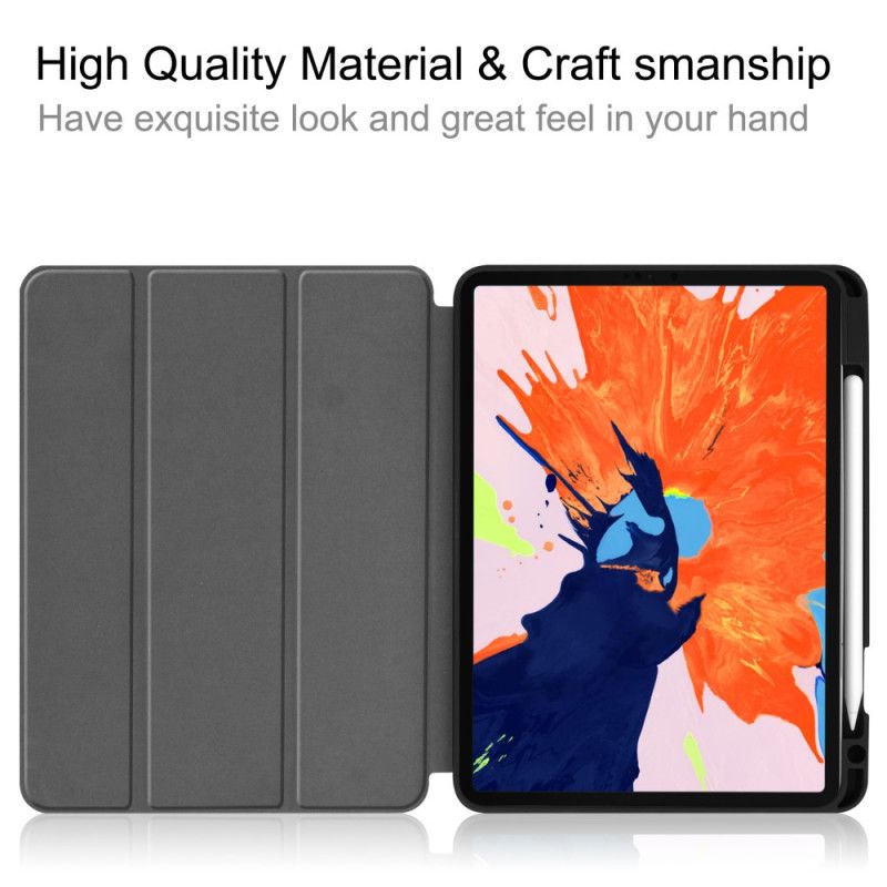 Smart Sag iPad Pro 12.9" (2018) (2020) Sort Tredobbelt Fold