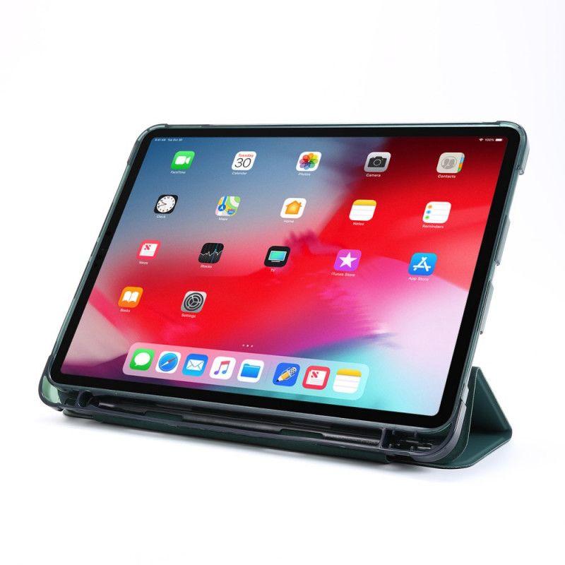 Smart Taske iPad Pro 12.9" (2018) (2020) Sort Blyantholder I Imiteret Læder