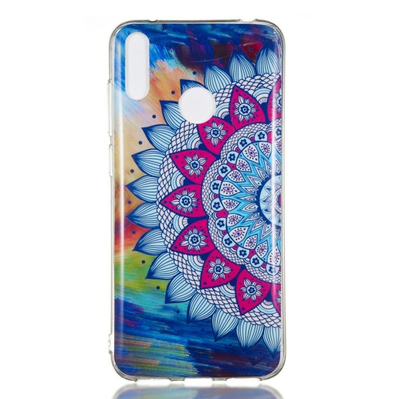 Cover for Huawei Y7 2019 Fluorescerende Mandala