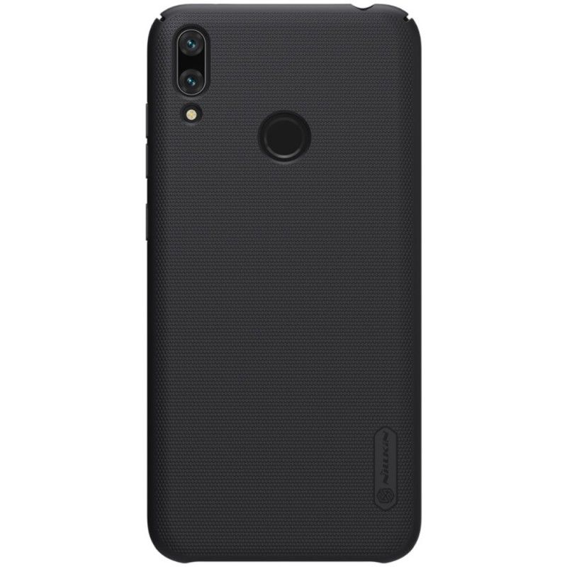 Cover for Huawei Y7 2019 Hvid Stiv Frostet Nillkin