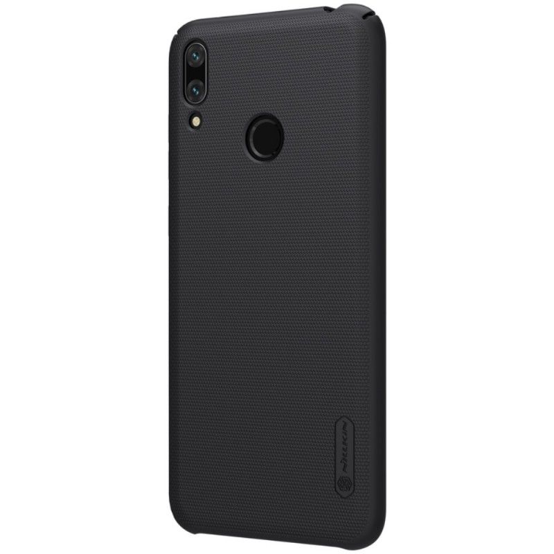 Cover for Huawei Y7 2019 Hvid Stiv Frostet Nillkin