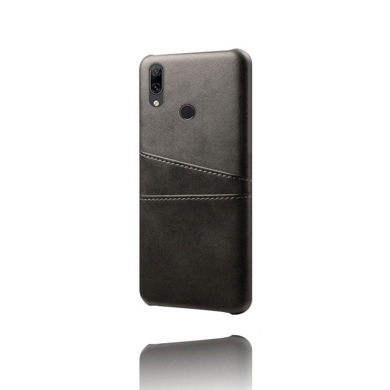 Cover Huawei Y7 2019 Brun Kortholder I Lædereffekt