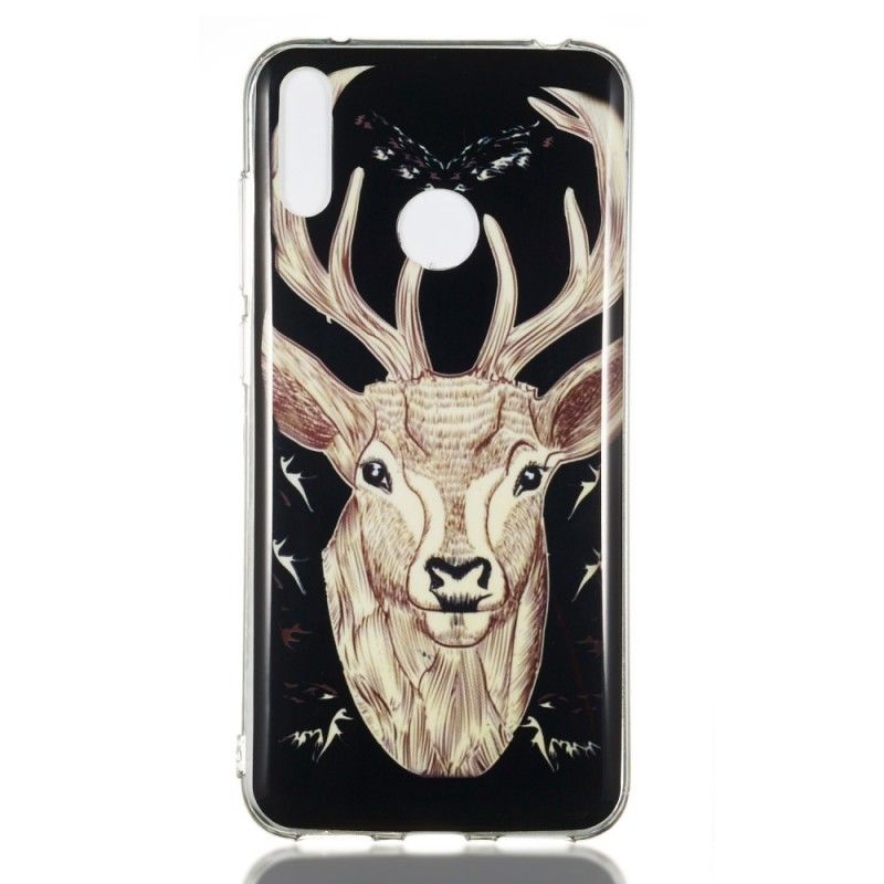 Cover Huawei Y7 2019 Fluorescerende Majestætisk Hjorte Original